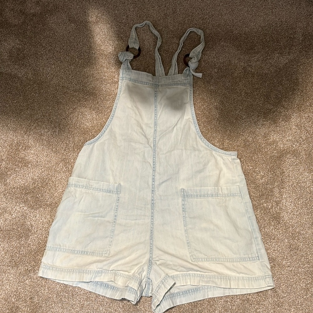 Aerie soft denim romper